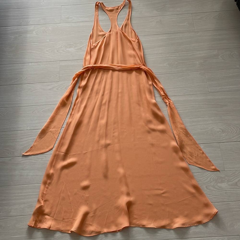 Charlie Peach Silk Coverup - Picture 6 of 11